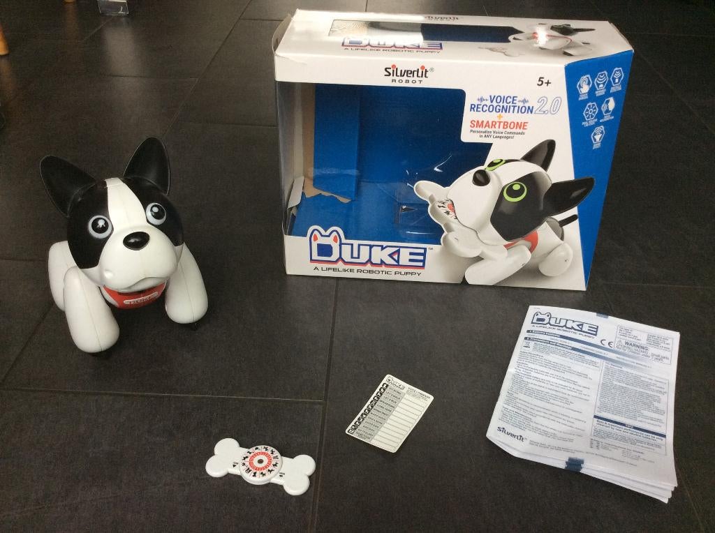 Duke Silverlit Robot Puppy, Ophalen of Verzenden, Gebruikt, Jongen of Meisje