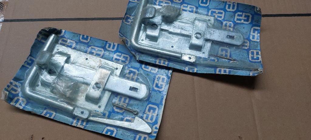 2 x boerenklinkstel nieuw GB, Ophalen, Nieuw, IJzer, Klink of Kruk