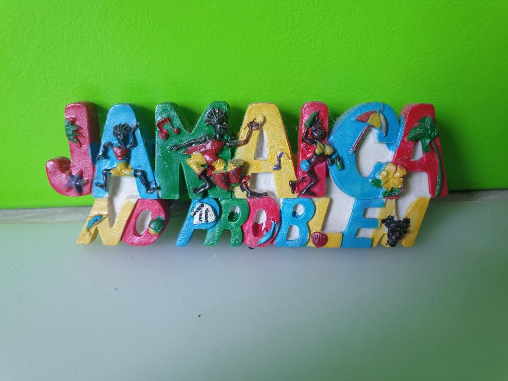 Magneet - Jamaica - No problem, Ophalen of Verzenden, Gebruikt