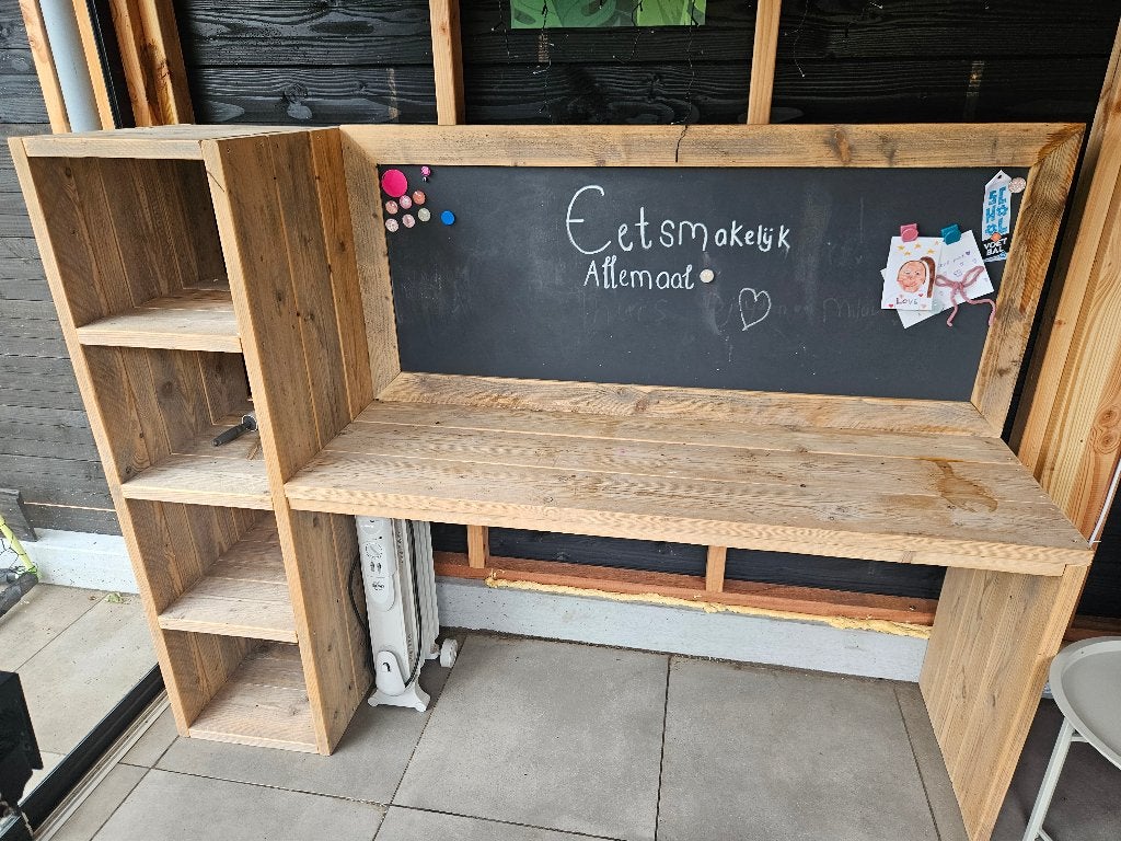 Speeltafel bureau, Ophalen, Hout, 50 cm, Bruin