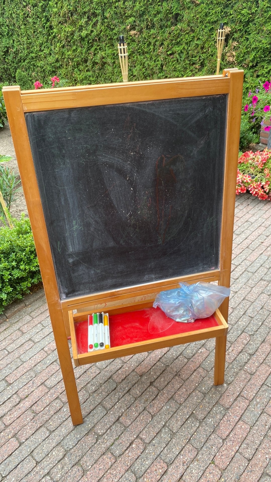 Schoolbord, Ophalen, Gebruikt, Krijtbord