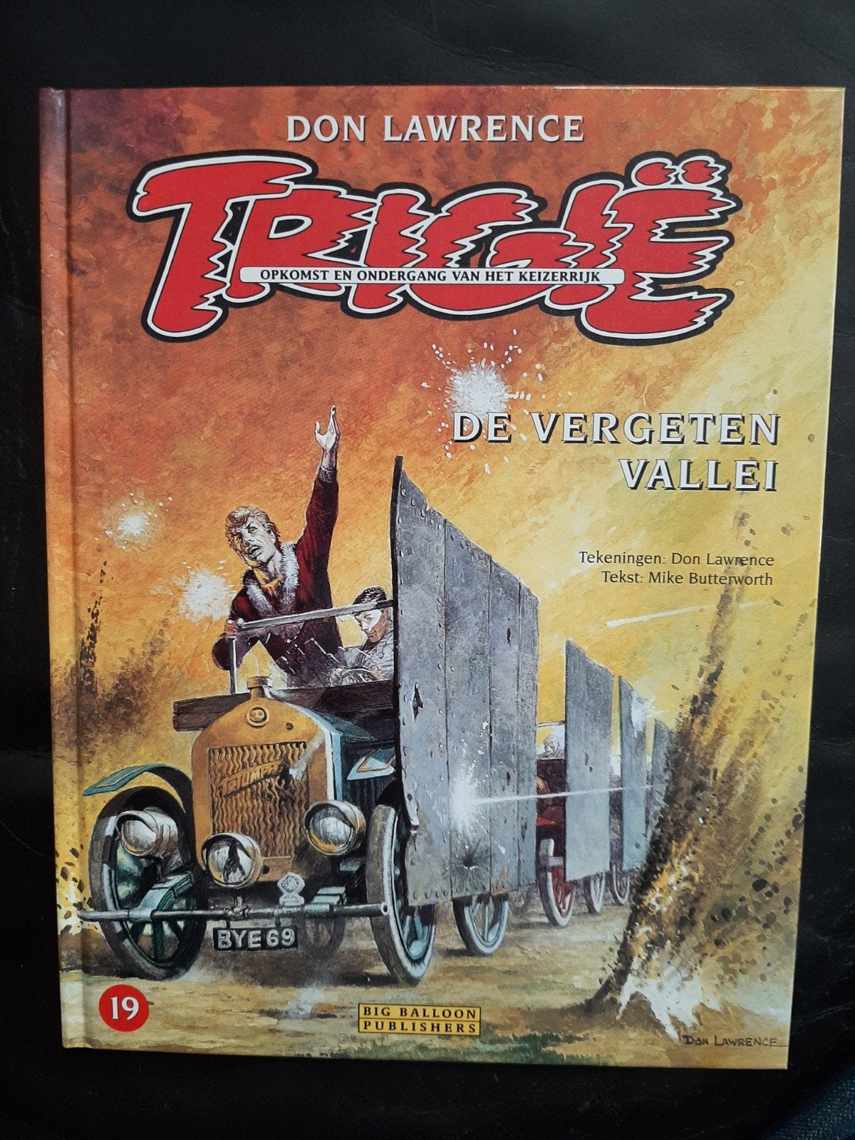 Trigië - De Vergeten Vallei (nr. 19) - Don Lawrence, Eén stripboek, Ophalen of Verzenden, Gelezen, Don Lawrence