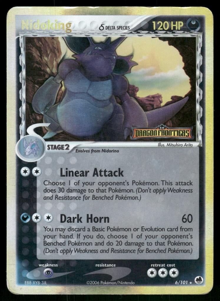 Nidoking δ 6/101 - Dragon Frontiers (Reverse Holo) (Good), Verzenden, Gebruikt