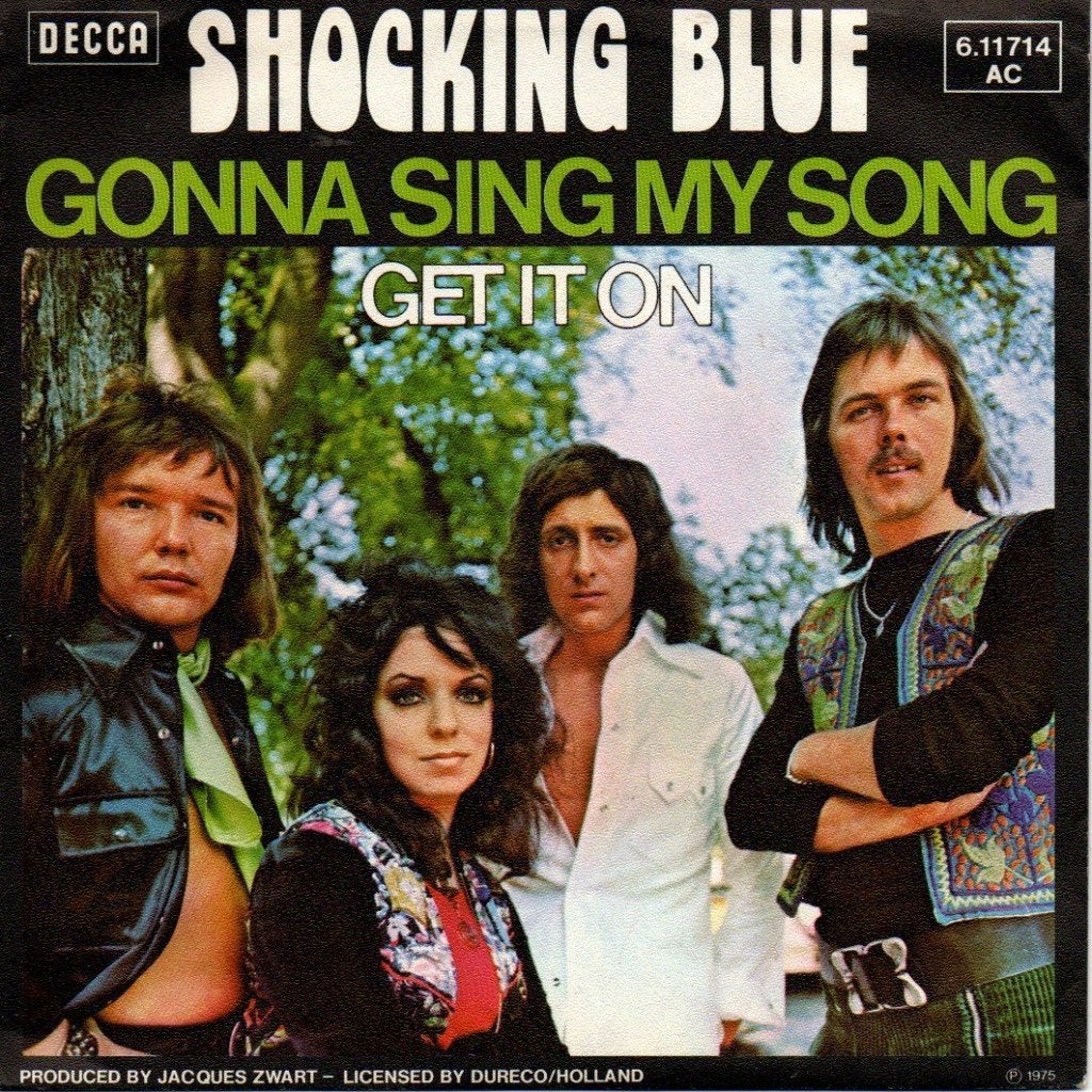 Shocking blue -- Gonna Sing My Song, Cd's en Dvd's, Vinyl Singles, Gebruikt, 7 inch, Single, Pop