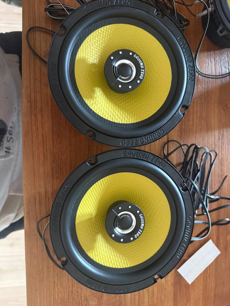 Ground Zero Titanium Series Speakers - 2x 16,5cm, 2x 13cm, Auto diversen, Autospeakers, Ophalen, Zo goed als nieuw