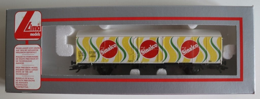 Lima 303589K Sinalco gesloten goederenwagen SBB Zwitserland, Hobby en Vrije tijd, Modeltreinen | H0, Zo goed als nieuw, Overige typen