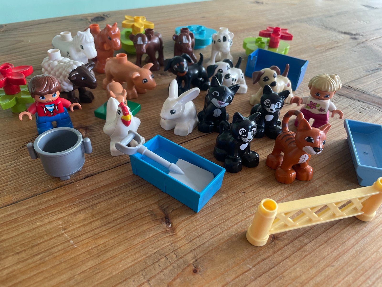 LEGO DUPLO Dieren/Boerderijdieren Set met Figuren en Accesso, Ophalen of Verzenden, Gebruikt