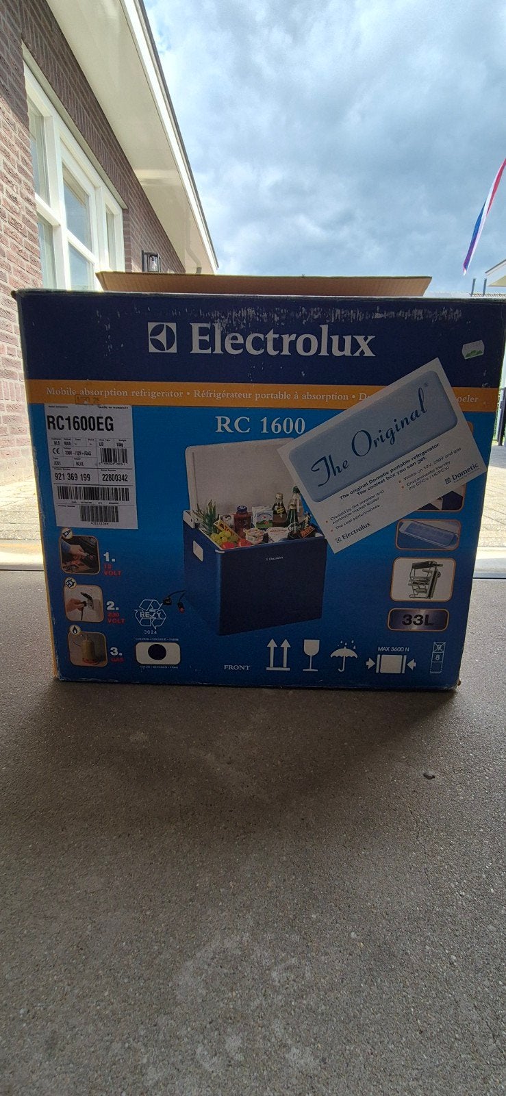 Electrolux/Dometic RC1600EG Koelkast, Ophalen