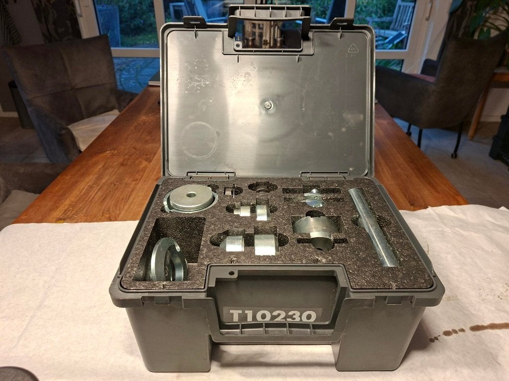 Goede VAG T12030 drukstukset/ uitpersgereedschap!, Auto diversen, Ophalen of Verzenden, Gebruikt