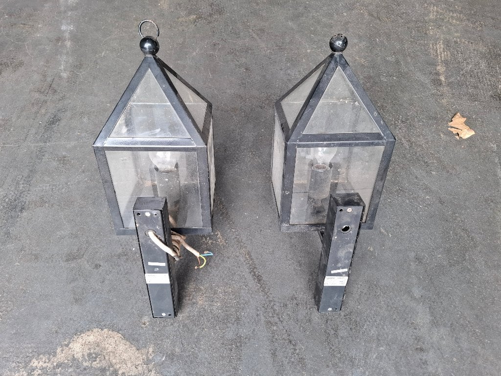 2 buiten lataaarns, Tuin en Terras, Buitenverlichting, Gebruikt, Minder dan 50 watt, Netvoeding, Waterbestendig, Ophalen