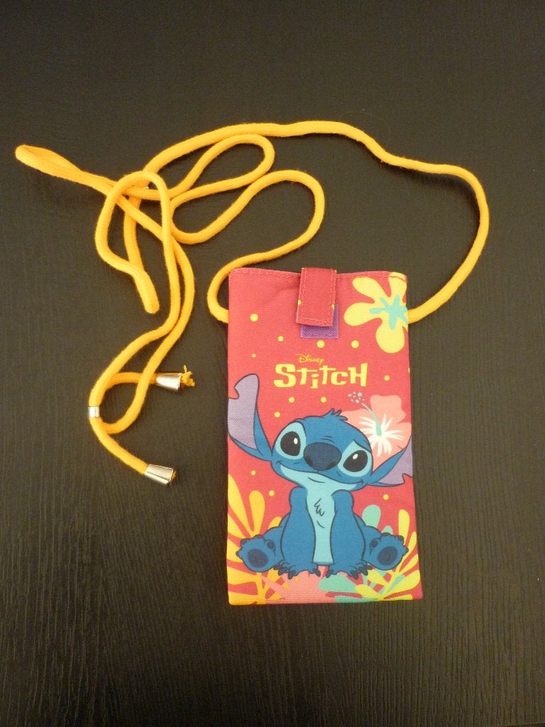 Gsm hoesje met koord / tasje telefoon Stitch - NIEUW !!!, Ophalen of Verzenden, Nieuw, Hoesje of Tasje