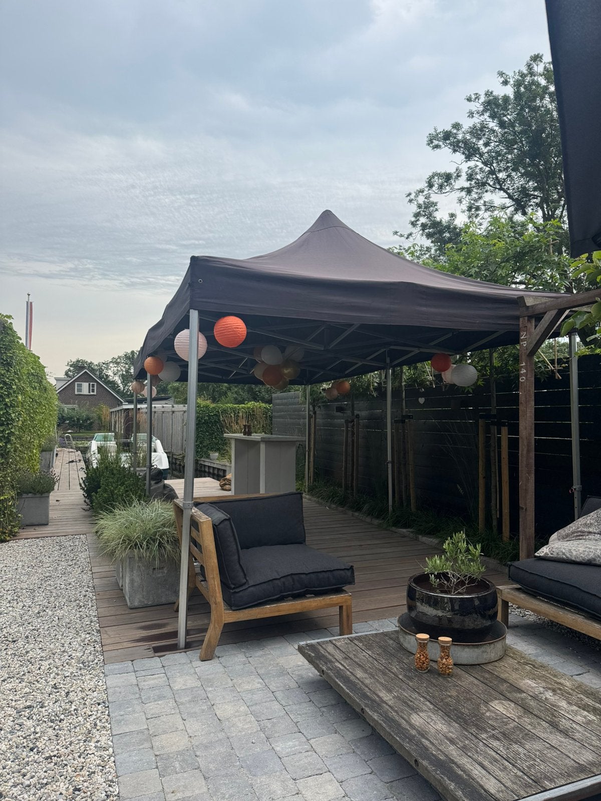 TE HUUR! Party tent easy-up 6x3 meter of 4.5x3 meter, Ophalen, Gebruikt, Overige