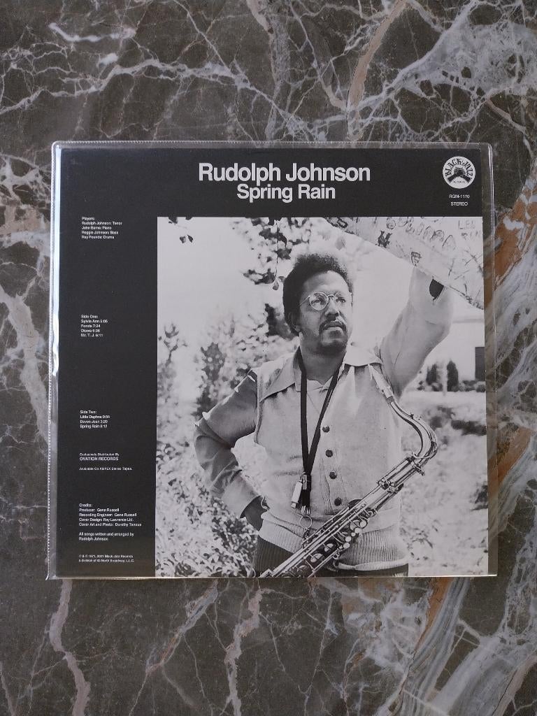 * Rudolph Johnson ‎– Spring Rain, 1980 tot heden, Overige formaten, Ophalen of Verzenden, Zo goed als nieuw