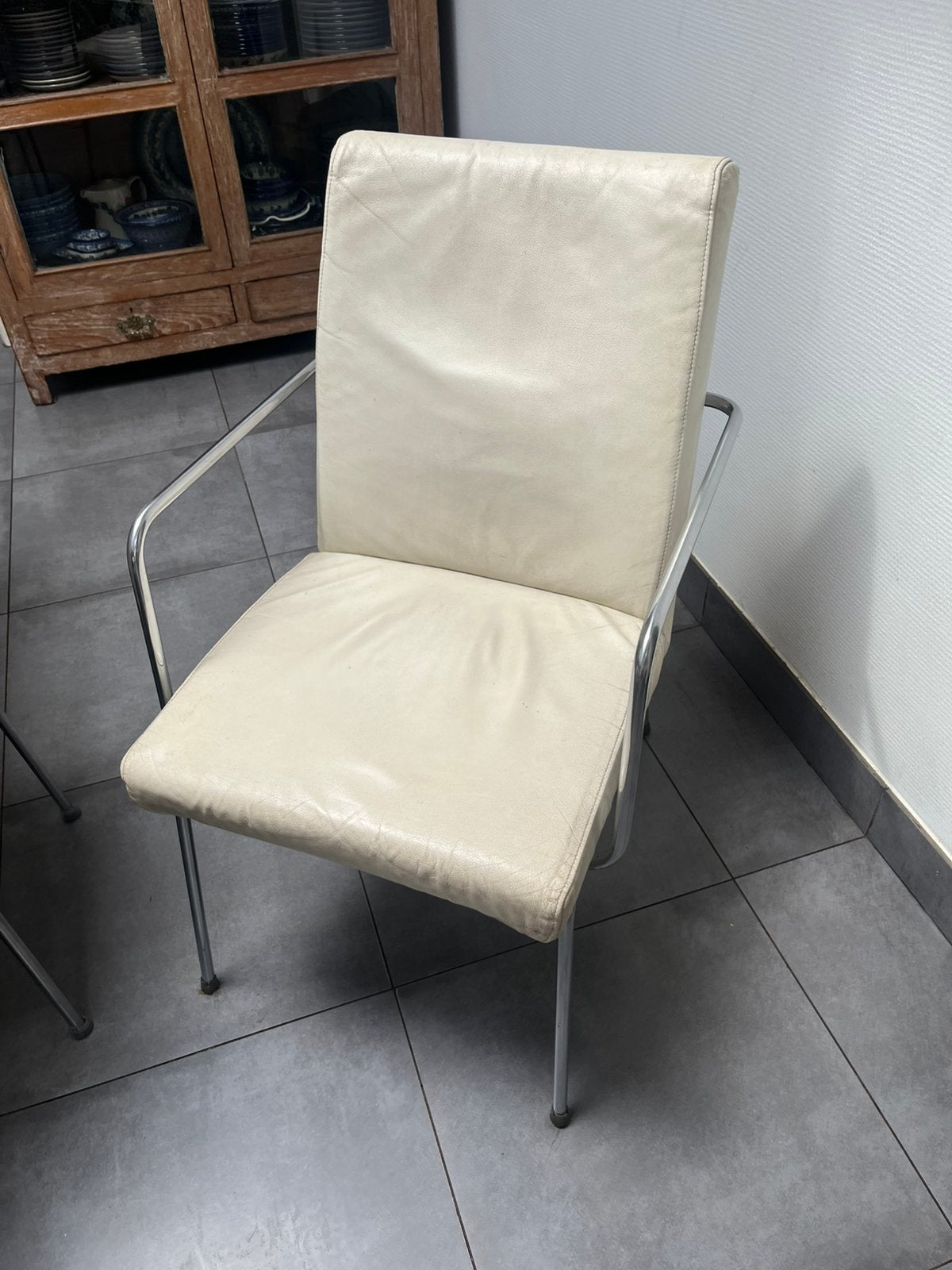 Harvink eetkamerstoelen. 8, Ophalen, Gebruikt, Wit, Harvink