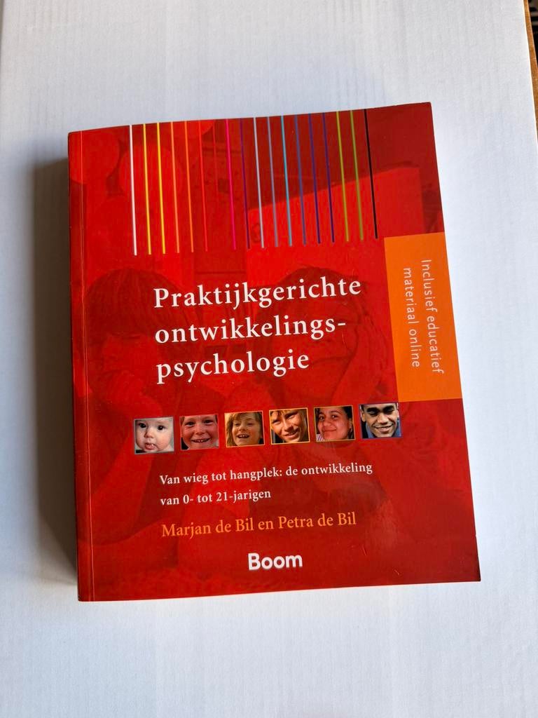 Marjan de Bil - Praktijkgerichte ontwikkelingspsychologie, Boeken, Studieboeken en Cursussen, Ophalen of Verzenden, Zo goed als nieuw