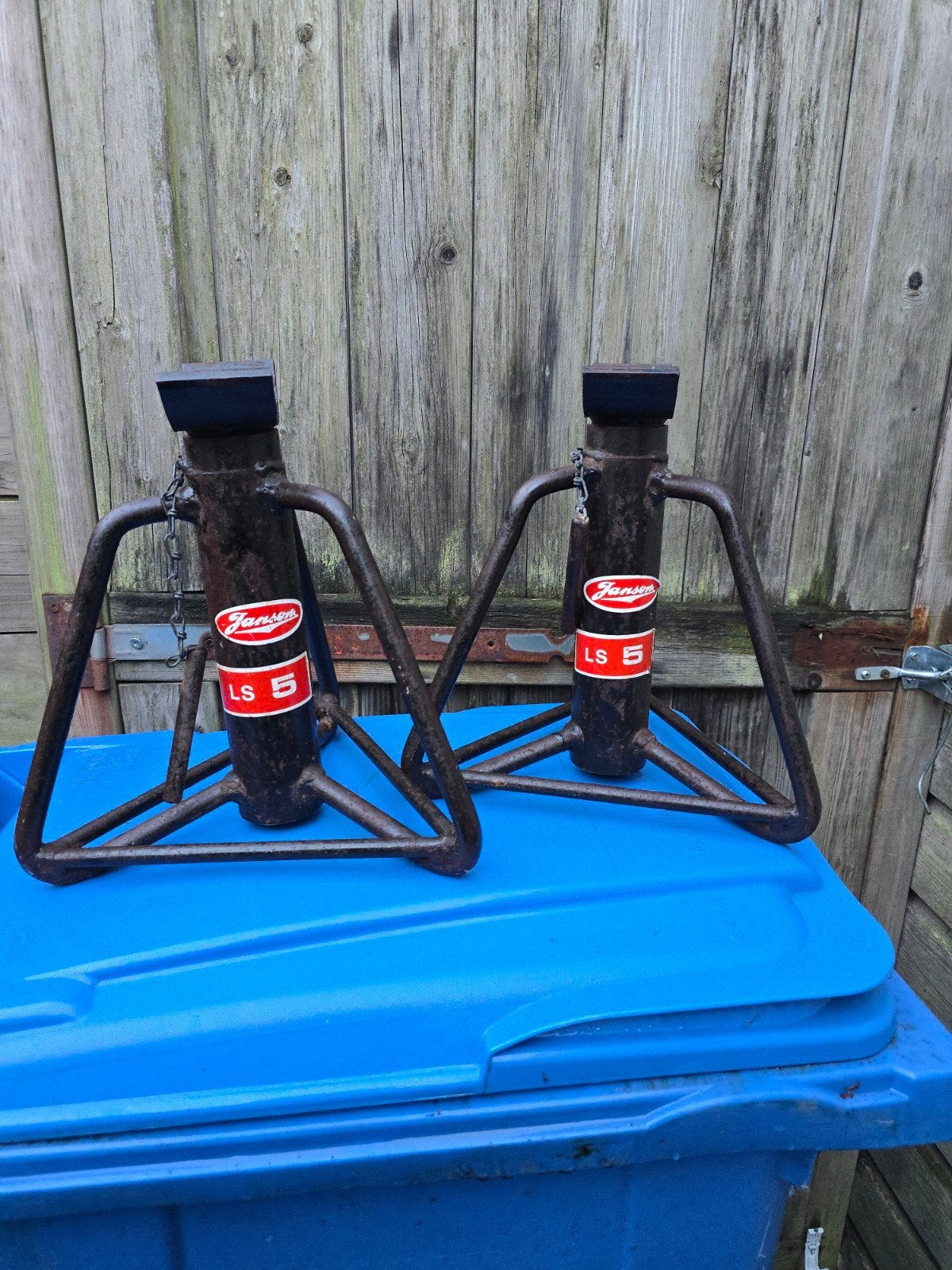 vinitage janson assteunen 5 ton, Ophalen, Gebruikt