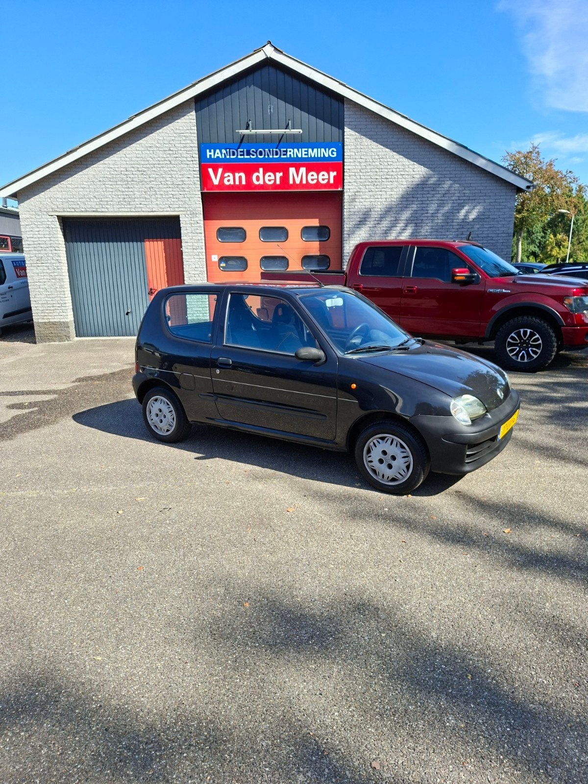 Fiat Seicento 1.1 2003 145481km NAP nieuwe APK, Auto's, Voorwielaandrijving, Zwart, Origineel Nederlands, 400 kg