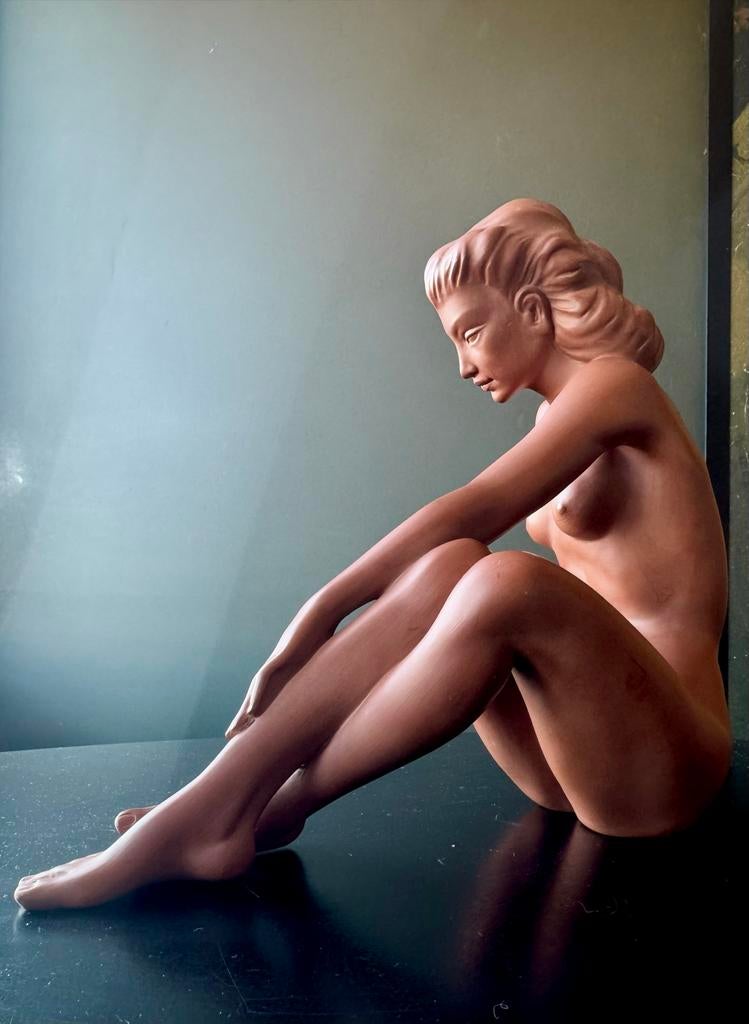 Keramiek Beeld Alfons Steiner, Stijl Art Deco Antroposofisc, Ophalen
