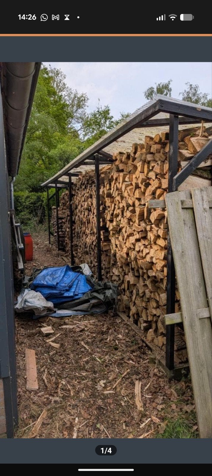 Haardhout / kachelhout, Tuin en Terras, Haardhout, 6 m³ of meer, Ophalen, Overige houtsoorten, Blokken