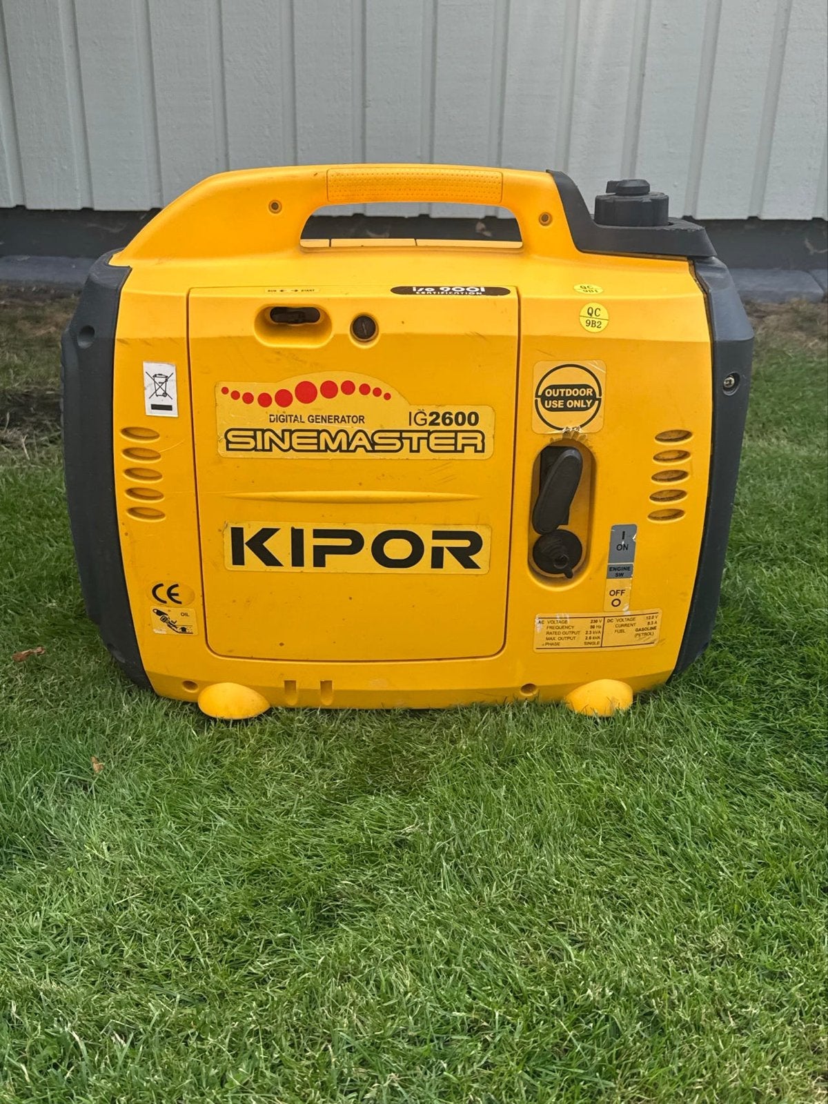 Kipor Sinemaster IG2600 Digitale Benzine Generator, Ophalen of Verzenden, Gebruikt
