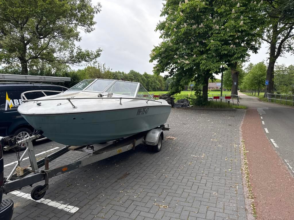 Leuke speedboot met binnenboordmotor en trailer, Overige merken, Binnenboordmotor, Tot 1.00 meter, 5 m
