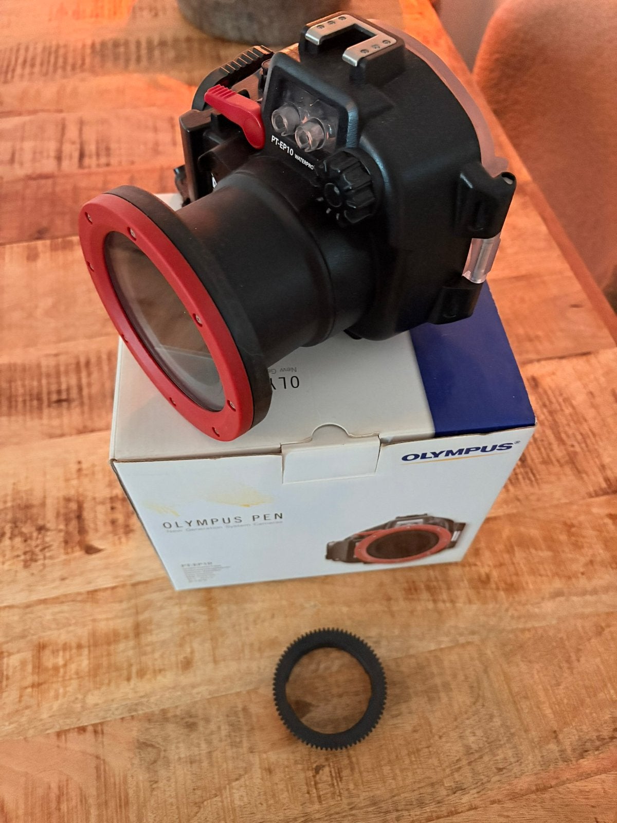 Olympus systeemcamera, onderwaterbehuizing, complete set, Ophalen, Meer dan 40 meter, Olympus, Inclusief onderwaterhuis