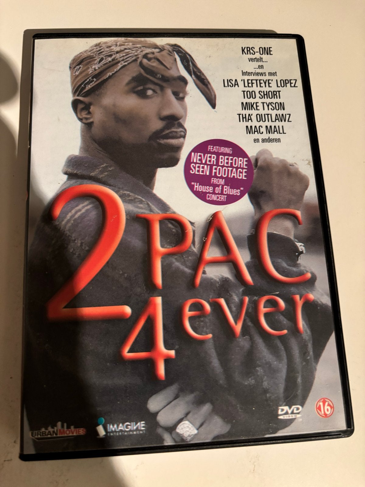 2PAC 4ever DVD - Documentaire over Tupac Shakur, Engels, Vanaf 16 jaar, Nederlands, Ophalen of Verzenden