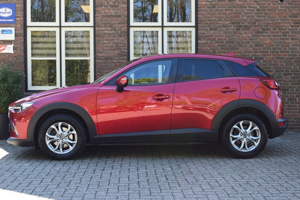 Mazda CX-3 2.0 SkyActiv-G 120 Dynamic Trekhaak | Stoelverwar, Auto's, Mazda, Voorwielaandrijving, 1998 cc, Stof, Gebruikt