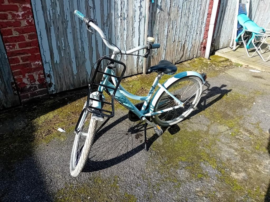 Kinderfiets batavus lichtblauw, Fietsen en Brommers, Fietsen | Meisjes, Ophalen, Gebruikt, 24 inch, Versnellingen