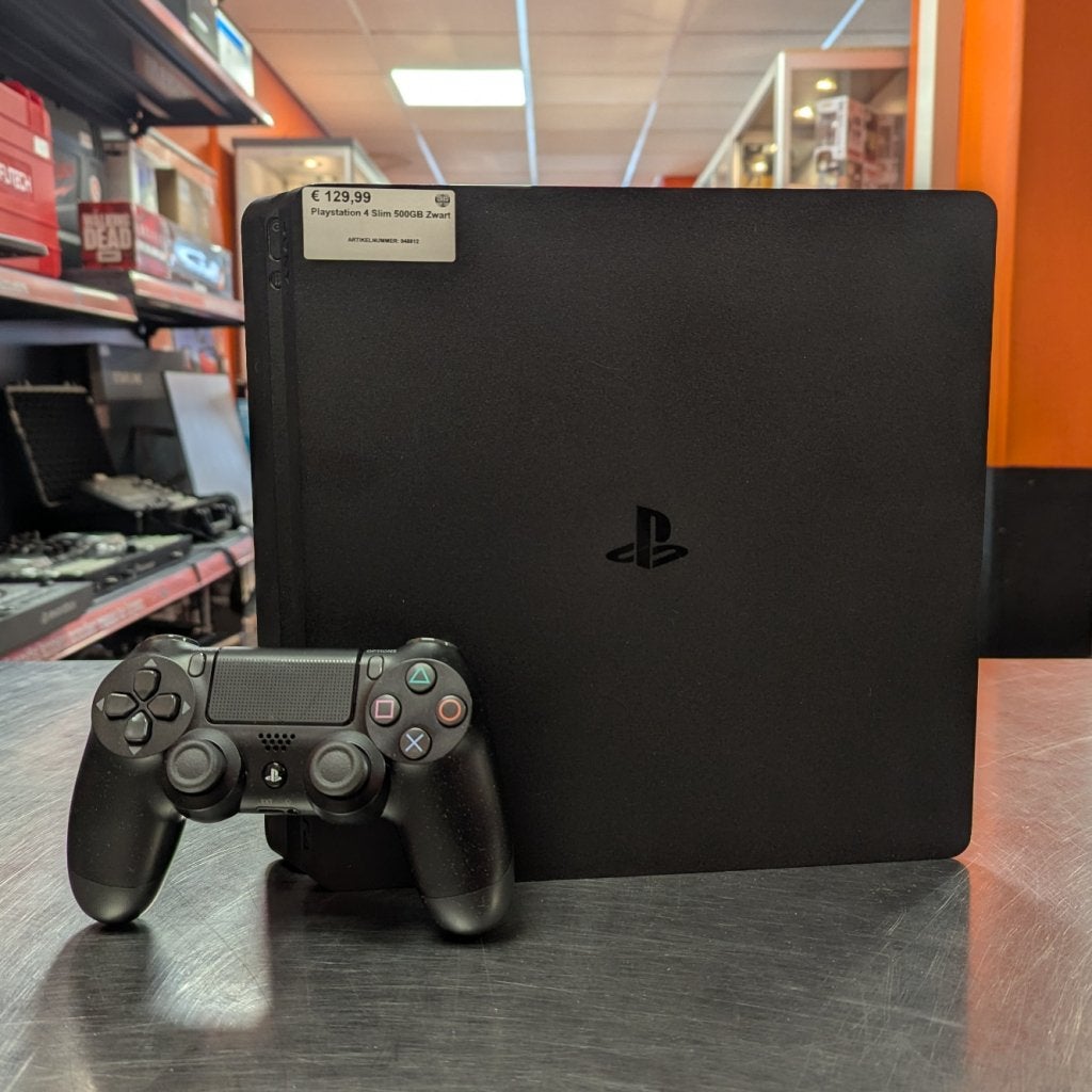 Playstation 4 Slim 500GB Zwart, Sony, Zo goed als nieuw, Support@sony.com, 1-7-1 Konan, Minato-ku
Tokyo 108-0075
Japan
