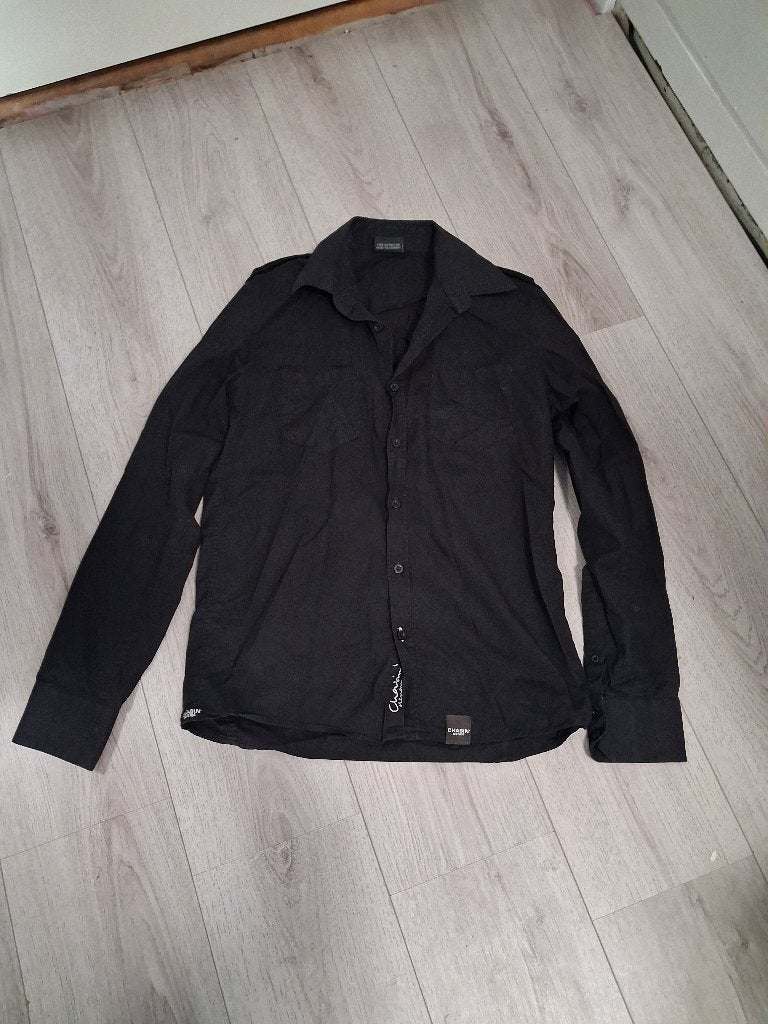 Chasin Blouse Zwart Maat M, Kleding | Heren, Overhemden, Chasin, Zwart, Gedragen, Halswijdte 39/40 (M)