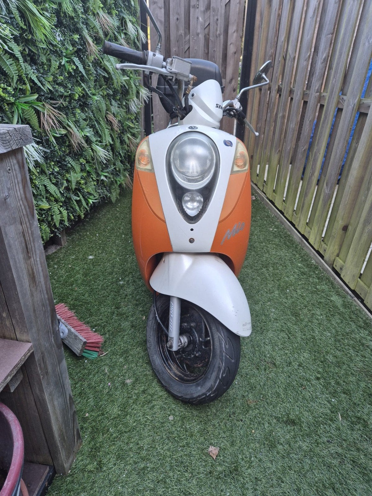 Scooter met defecte tankdop en lege accu, Ophalen, Gebruikt, Overige typen, SYM