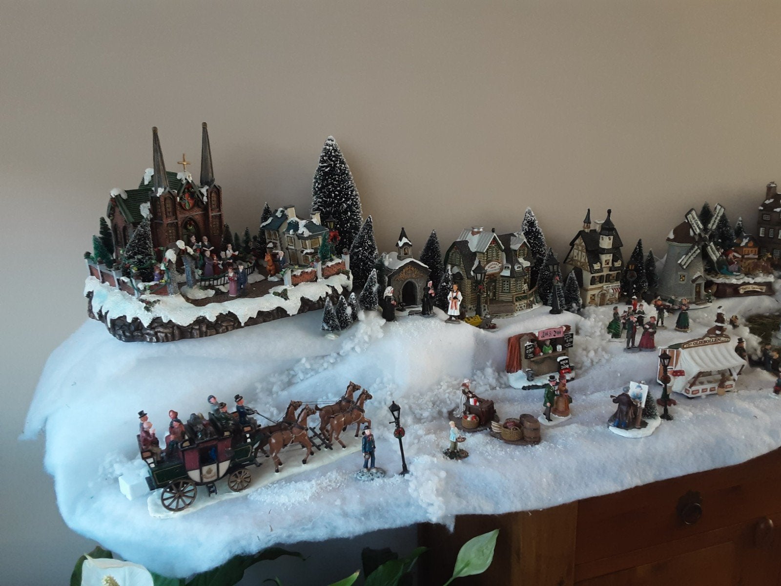 complete kerstdorp, Diversen, Ophalen, Gebruikt