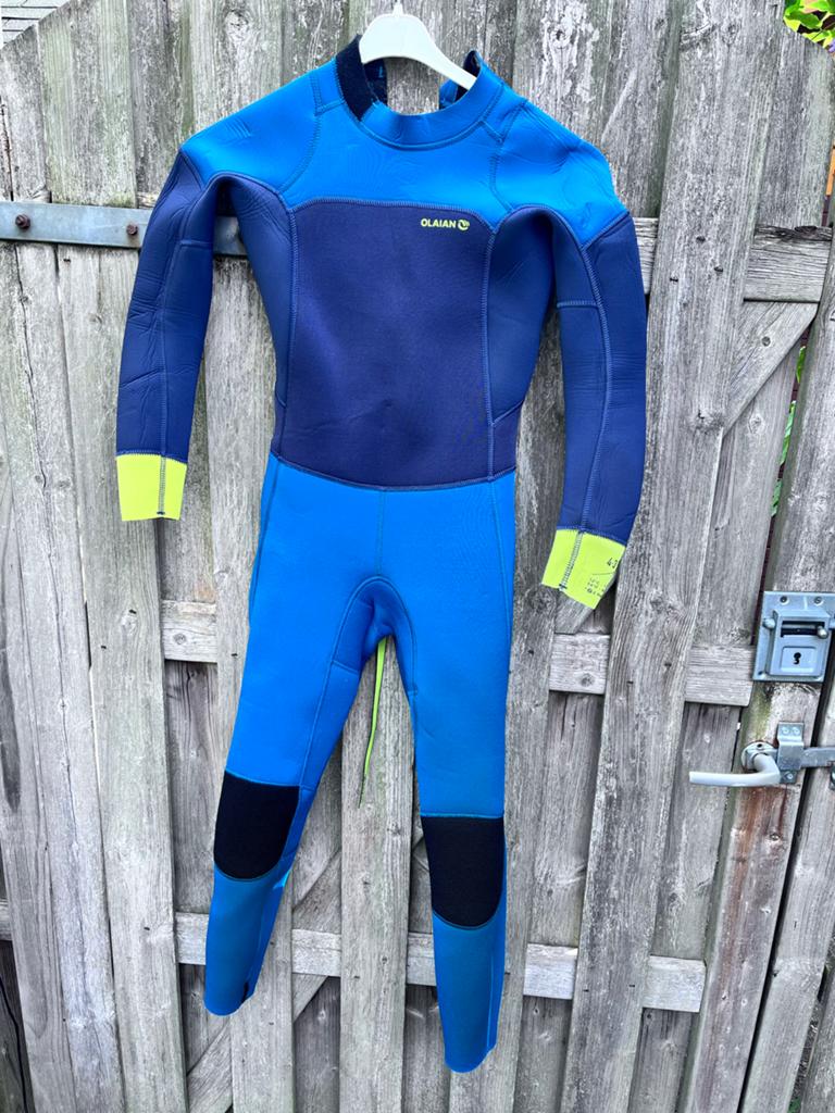 Olaian 500 Junior Wetsuit 4/3mm - 12 jaar, Ophalen of Verzenden, Gebruikt, Kind, Wetsuit