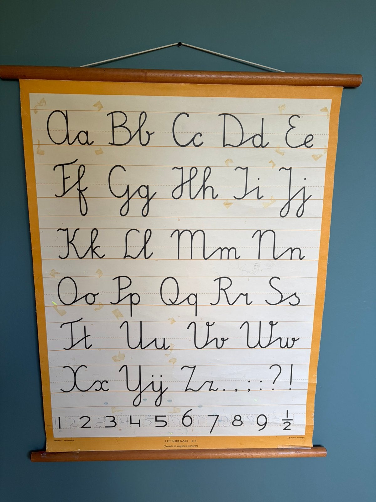 Schoolposter alfabet - letters en cijfers, Ophalen, Overige thema's