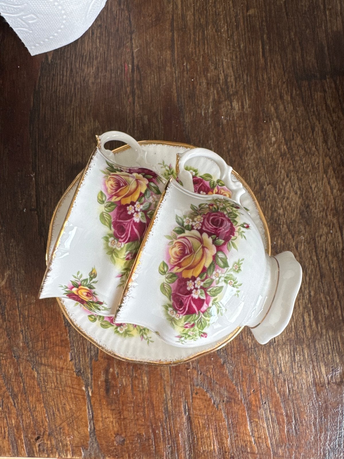 Elizabethan Staffordshire English Garden kopjes en schotels, Ophalen of Verzenden