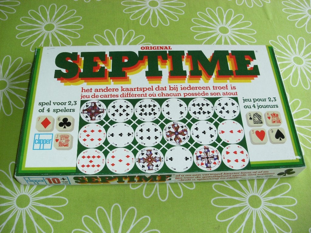 Septime - het andere kaartspel dat bij iedereen troef is, Hobby en Vrije tijd, Een of twee spelers, Ophalen of Verzenden, Gebruikt