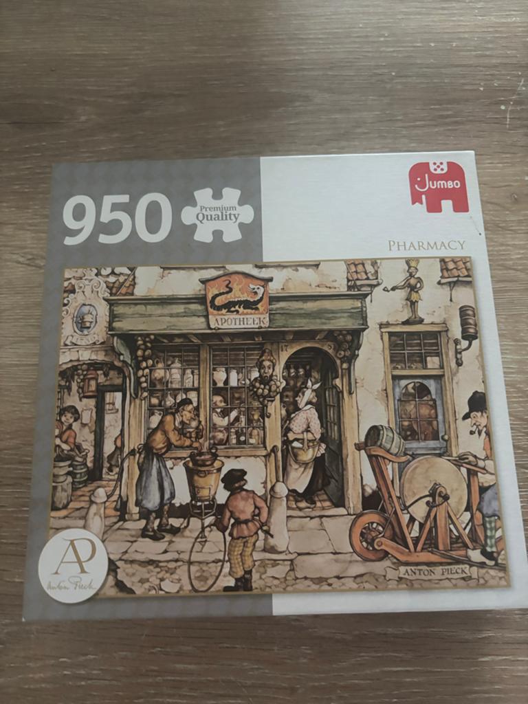 Anton Pieck puzzel 950 stukjes - Apotheek, Ophalen, 500 t/m 1500 stukjes, Gebruikt, Legpuzzel