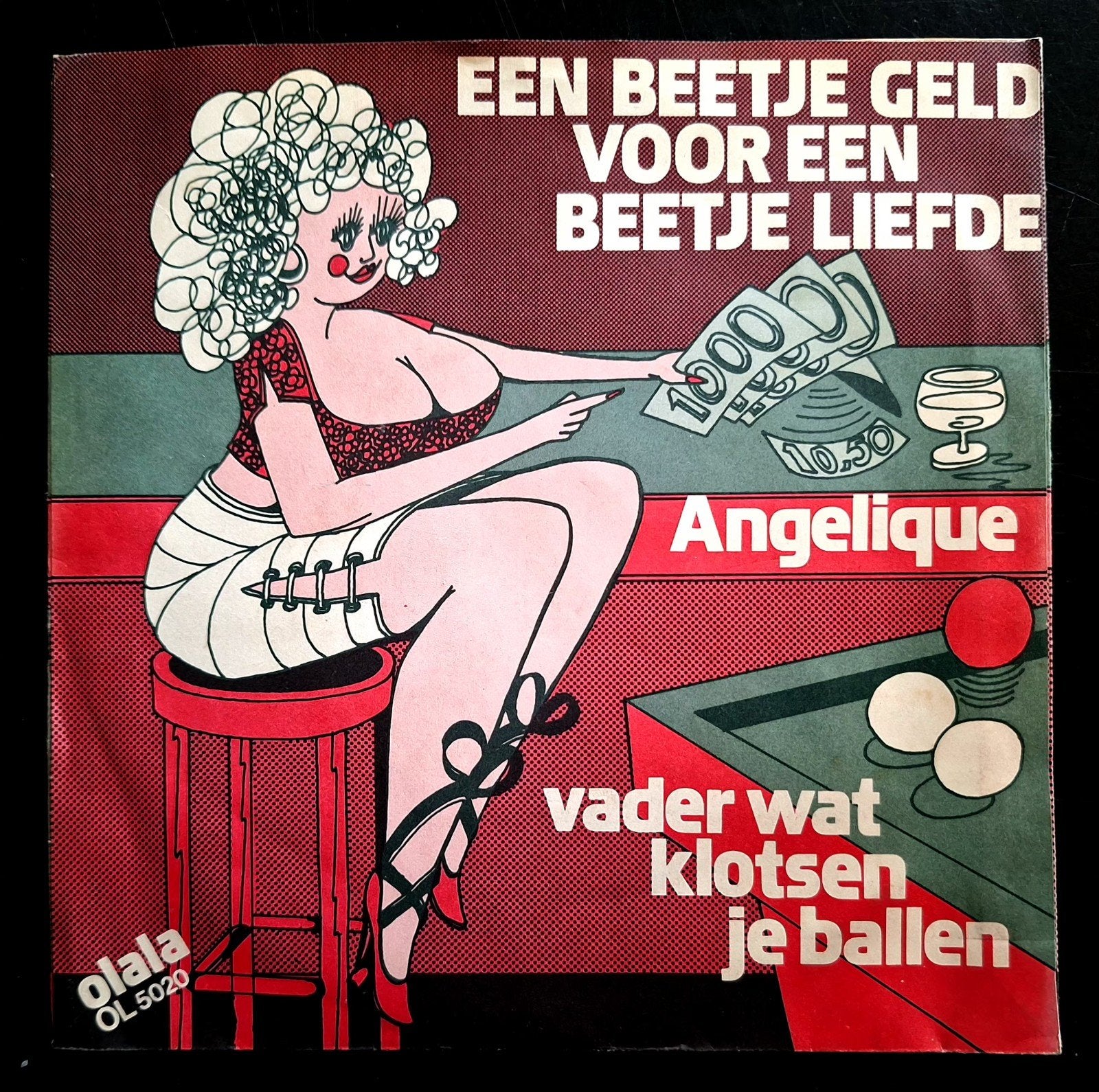 7"/SINGLE  ANGÉLIQUE-'N Beetje Geld Voor Een Beetje Liefde, Ophalen of Verzenden, Gebruikt, Nederlandstalig