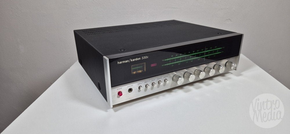 Harman Kardon 330C Versterker | Receiver | Vintage | Phono, Overige merken, Refurbished, Ophalen of Verzenden, Minder dan 60 watt
