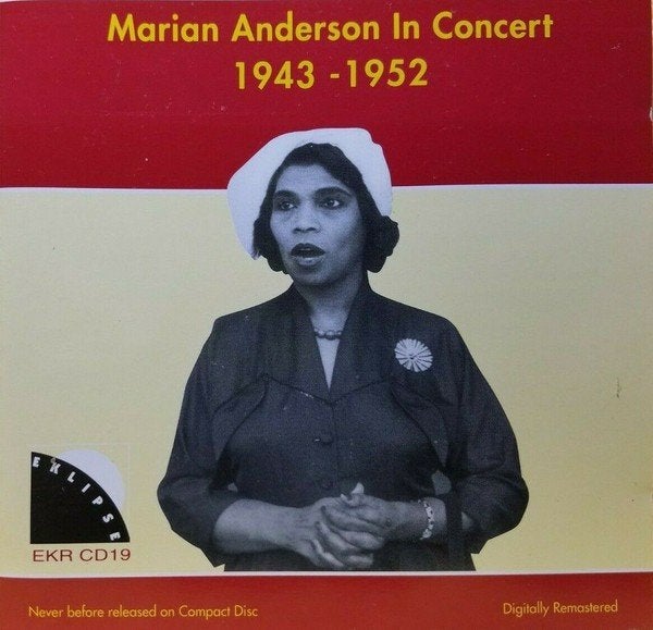 MARIAN ANDERSON In concert CD EKLIPSE NIEUWSTAAT, Ophalen of Verzenden, Romantiek, Zo goed als nieuw, Overige typen