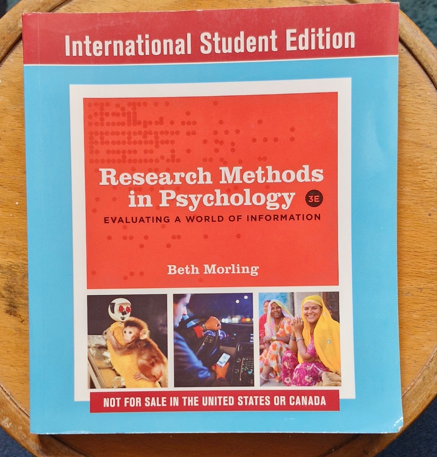 Research Methods in Psychology 3E - Beth Morling, Ophalen of Verzenden, Zo goed als nieuw, HBO, Beth Morling