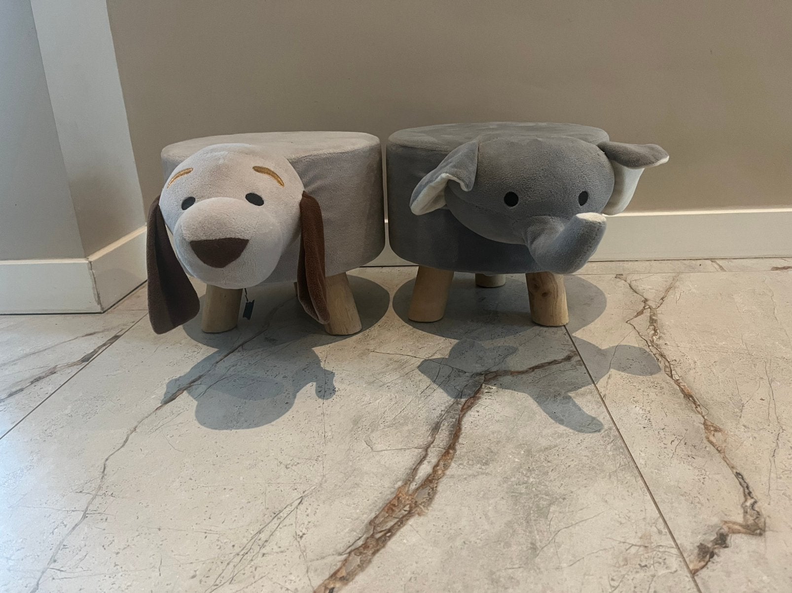 Leuke kinderkrukjes: hond en olifant, Ophalen, Zo goed als nieuw, Overige typen