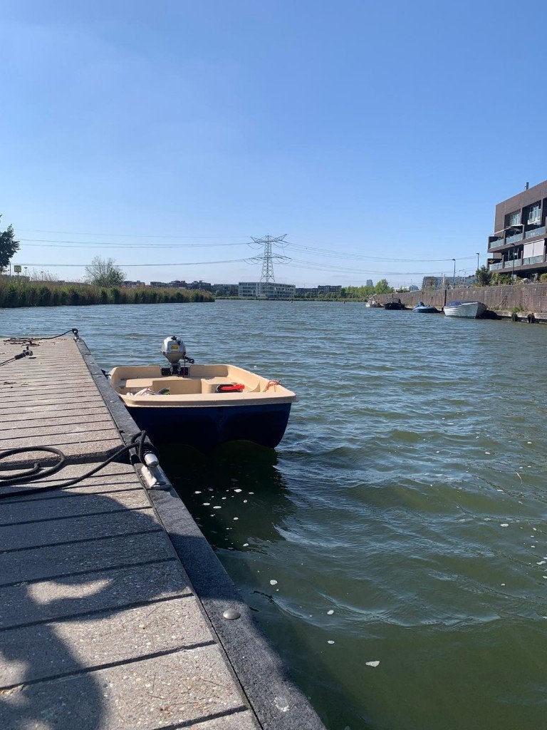 watertender 9,4 + 2.3pk honda MOET NU WEG, Ophalen, Gebruikt, Drie personen of meer, Overige typen