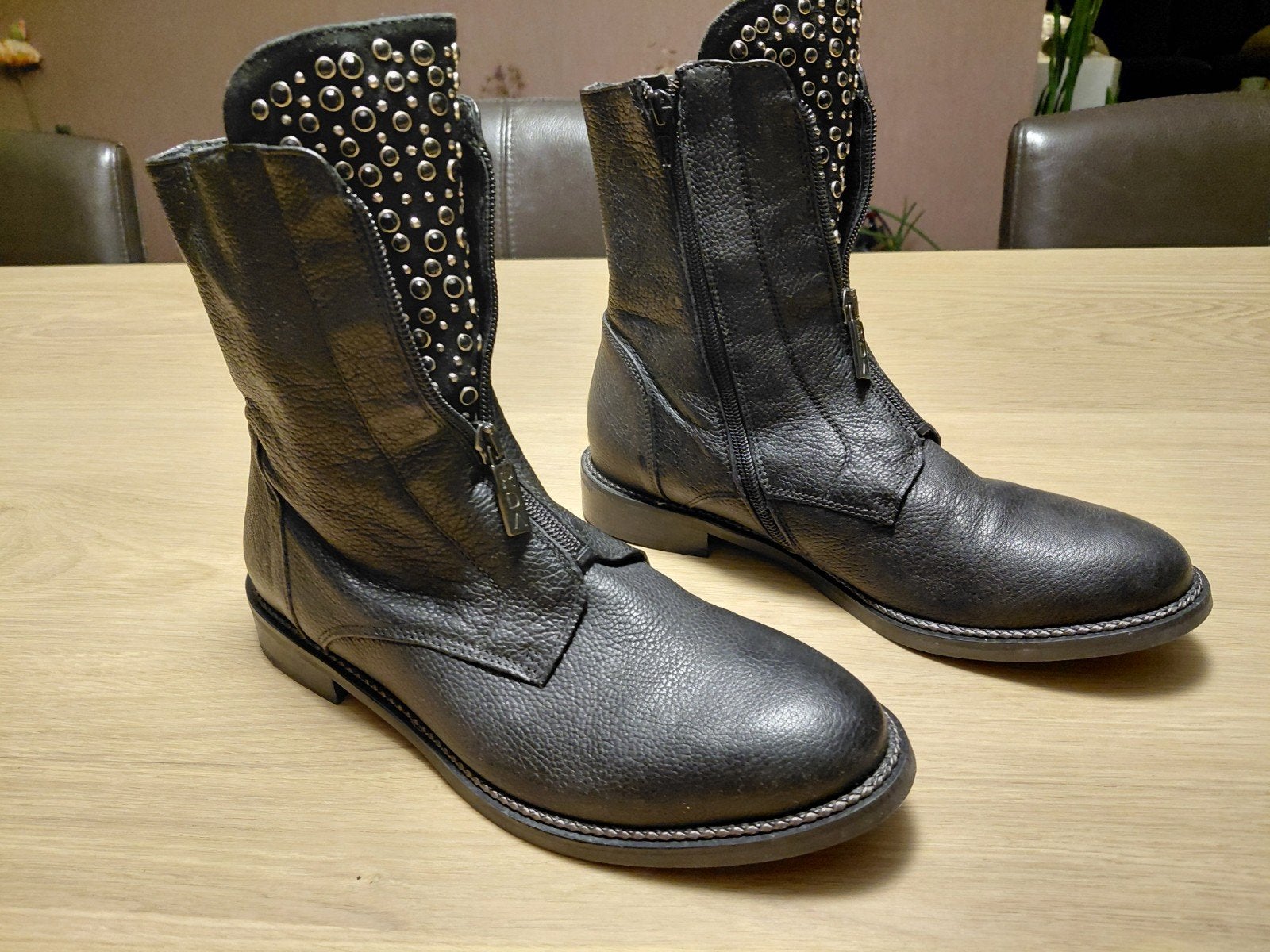 Roberto D' Angelo, zwarte laarsjes, ZGAN, 39, Kleding | Dames, Zwart, Lage of Enkellaarzen, Roberto d'angelo, Ophalen of Verzenden