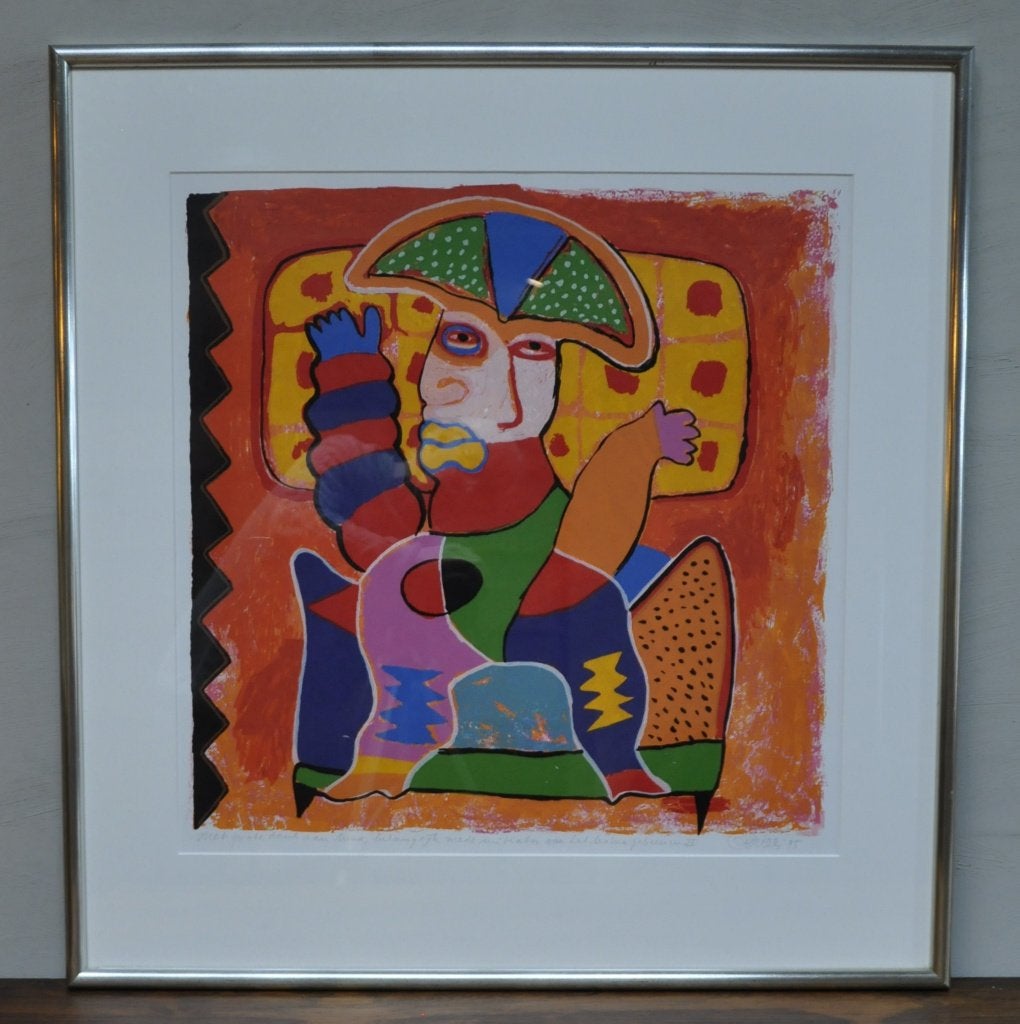 Clemens Briels Podane 2, Antiek en Kunst, Kunst | Litho's en Zeefdrukken, Zeefdruk, Gelimiteerde oplage, Ophalen, Personages en Fantasiefiguren