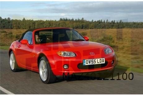 Mazda MX-5 (3/05-5/09) voorbumper (bij Xe koplampen) (te spu
