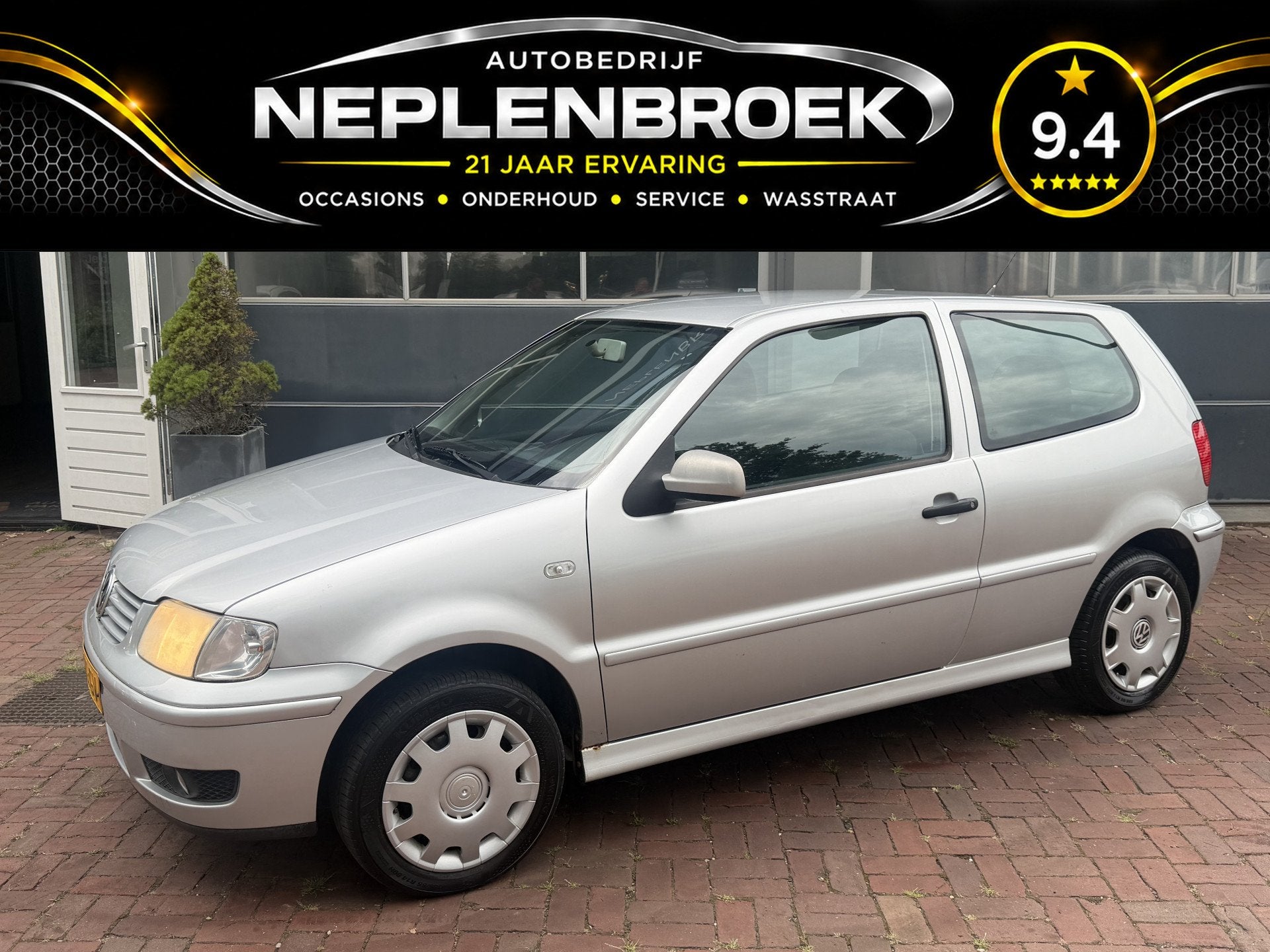 Volkswagen Polo 1.9 SDI Trendline Bj 2001 Apk 10-2026, Stof, 64 pk, Metallic lak, Volkswagen