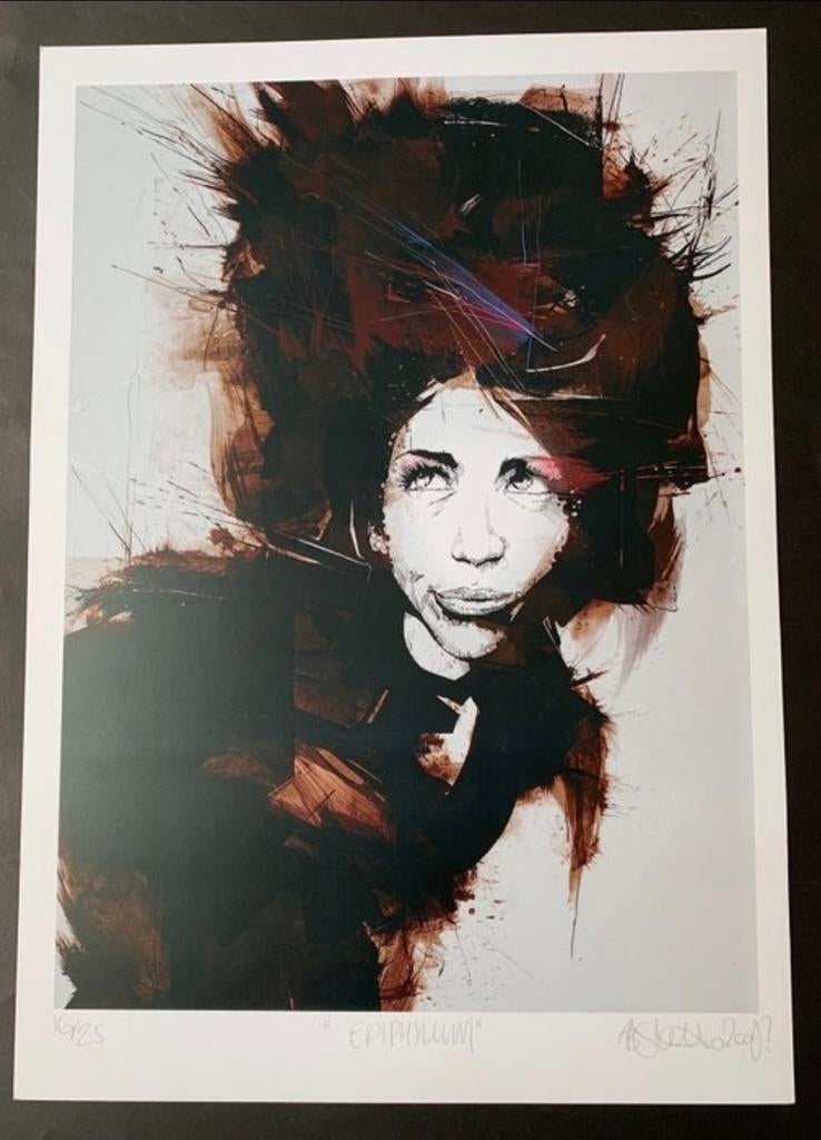 Byroglyphics (Russ Mills) – Epiphyllum – Gesigneerde print, Ophalen of Verzenden