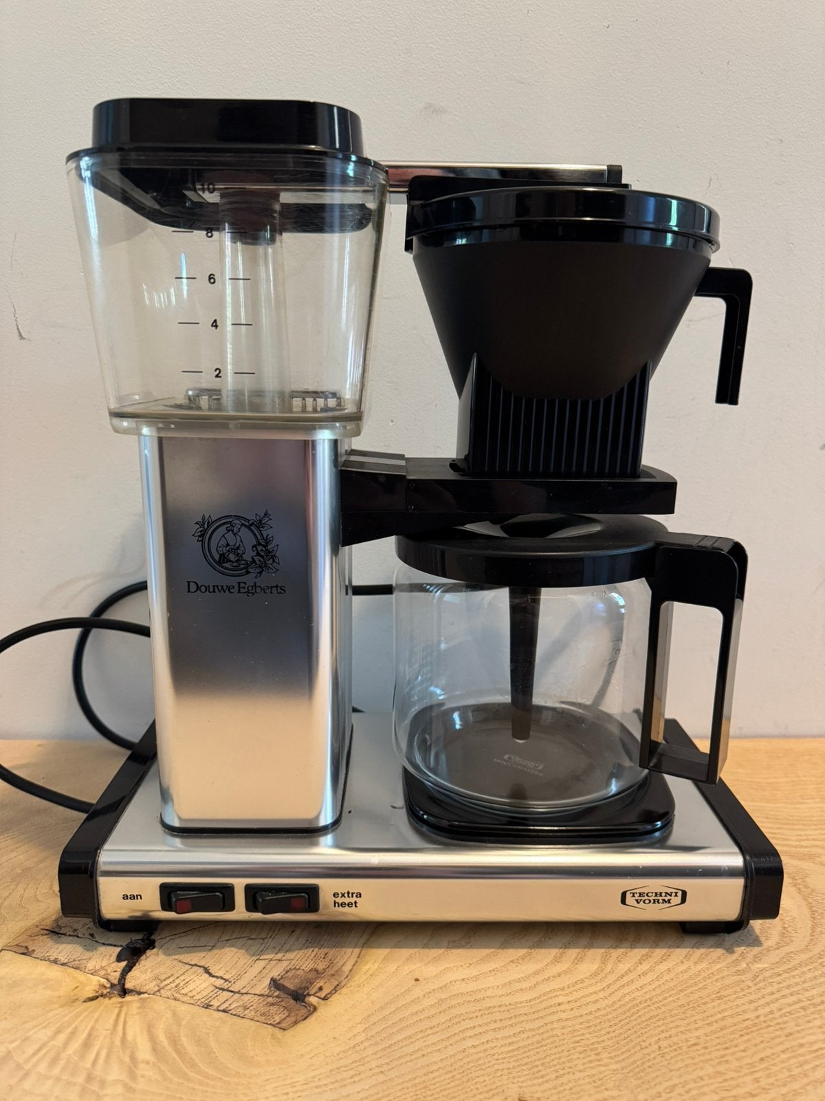 Vintage Douwe Egberts Moccamaster – jaren ’90, Gebruikt, Koffiemachine, Gemalen koffie, Ophalen of Verzenden